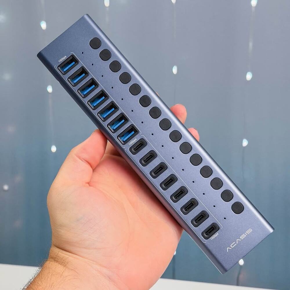 ACASIS 16-Port Powered USB 3.2 Hub 10Gbps
